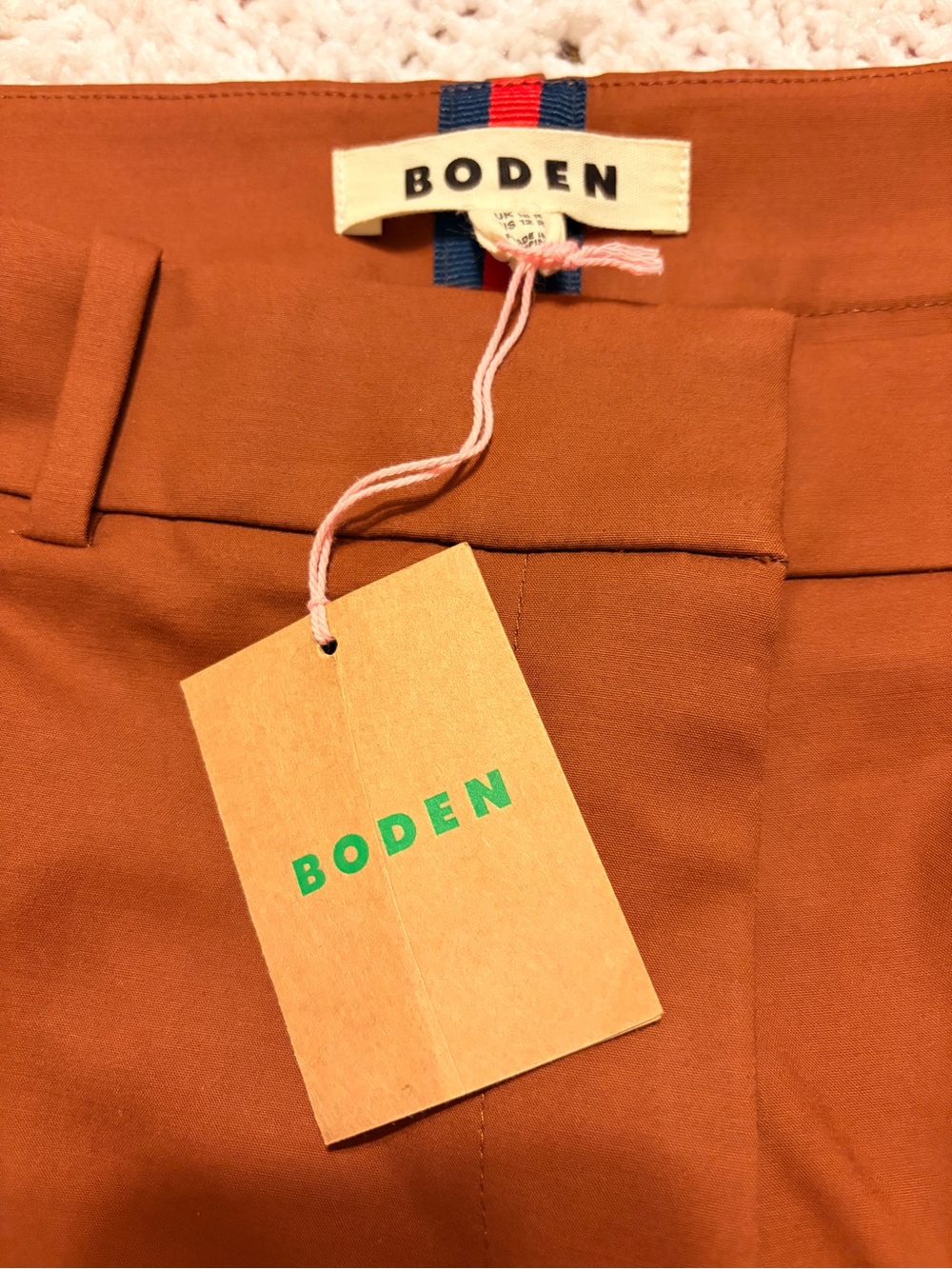 Boden NWT women’s full length Canonbury trousers Size 12. Rust brown color. NEW - Picture 6 of 13
